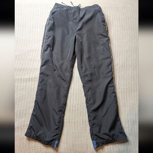 Vintage Y2K Reebok Track Pants Gray Mens Medium Sportswear Baggy Sweatpants Gym